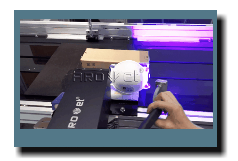 口罩侧面喷印系统百乐博专属定制