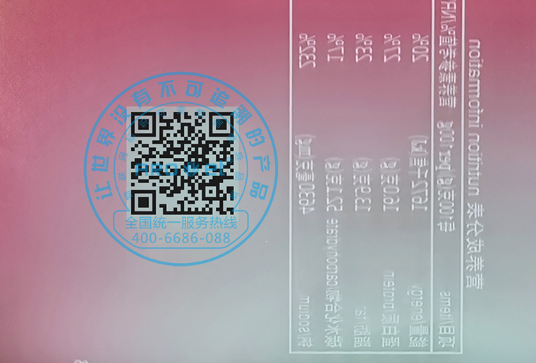 百乐博X6两组双头喷码装备在软包装上正反双面赋码