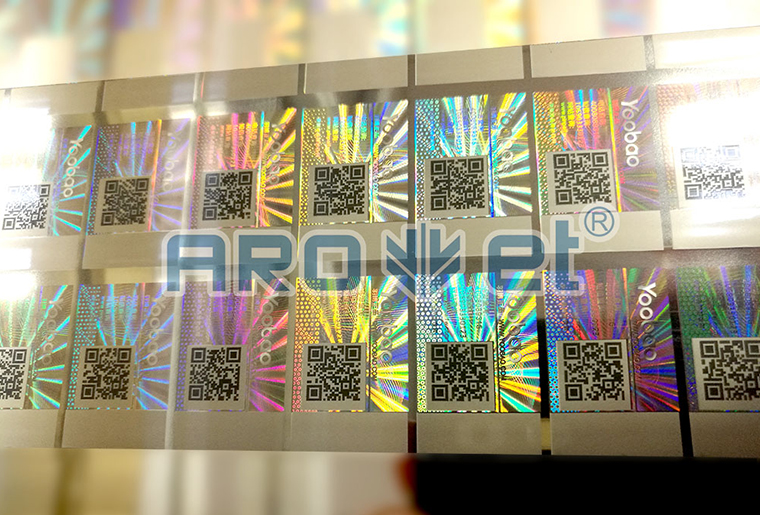 百乐博X1双头喷码装备在镭射防伪标签上的应用